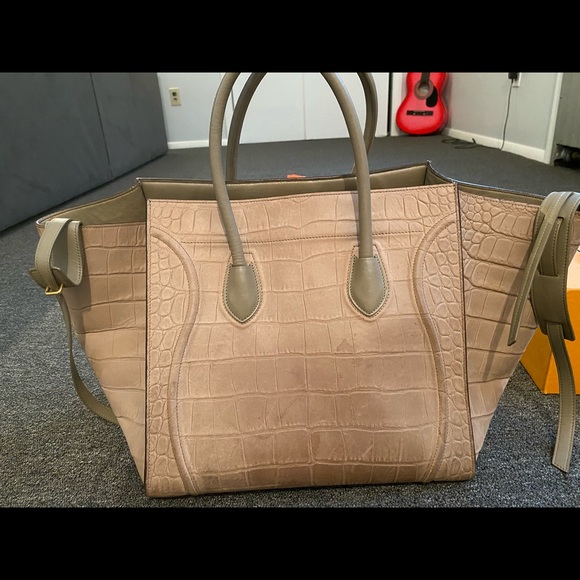 Celine phantom croc embossed handbag - Picture 5 of 6